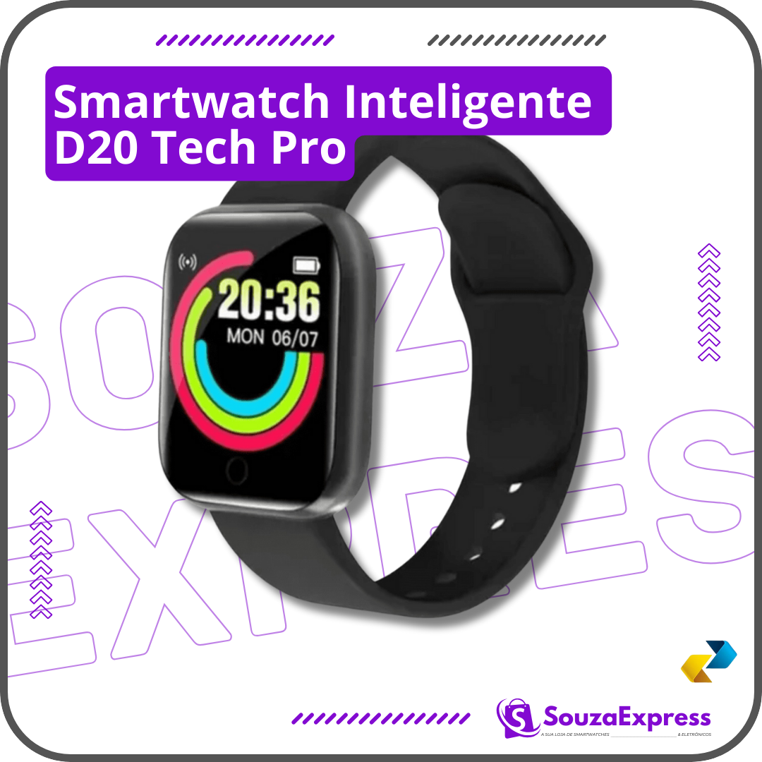 (Compre 1 leve 2 ) - Smartwatch Inteligente - D20 Tech Pro