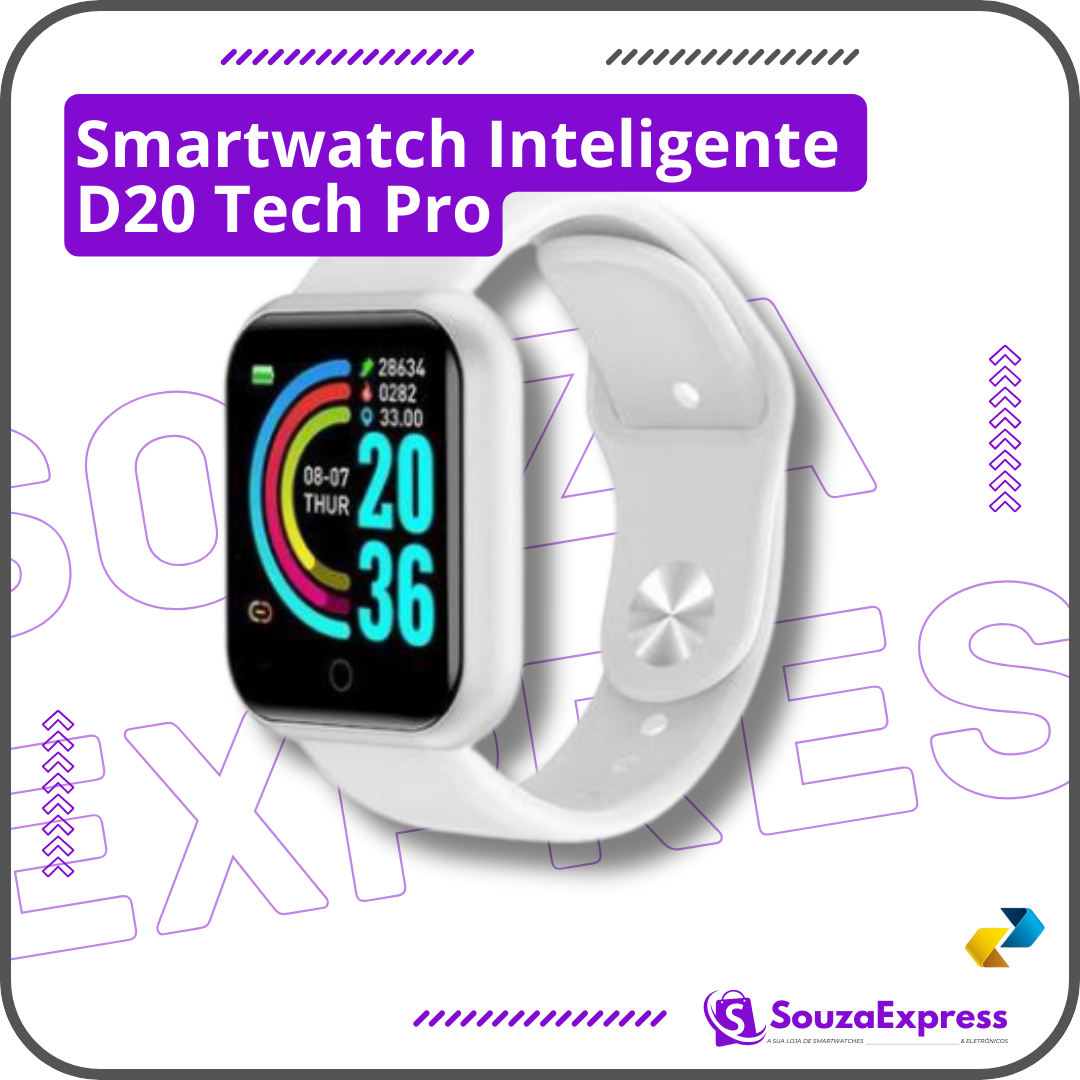 (Compre 1 leve 2 ) - Smartwatch Inteligente - D20 Tech Pro