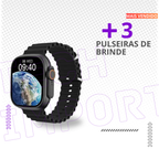 SmartWatch 9 ultra + 3 pulseiras de brinde
