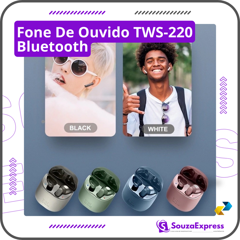 Fone de Ouvido TWS 220 - Bluetooth
