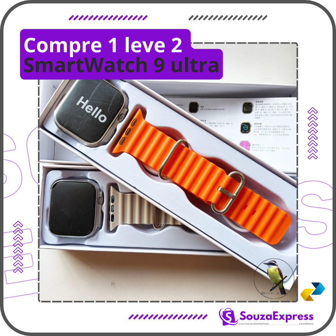 (Compre 1 leve 2) - SmartWatch 9 ultra