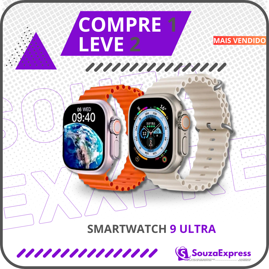 (Compre 1 leve 2) - SmartWatch 9 ultra