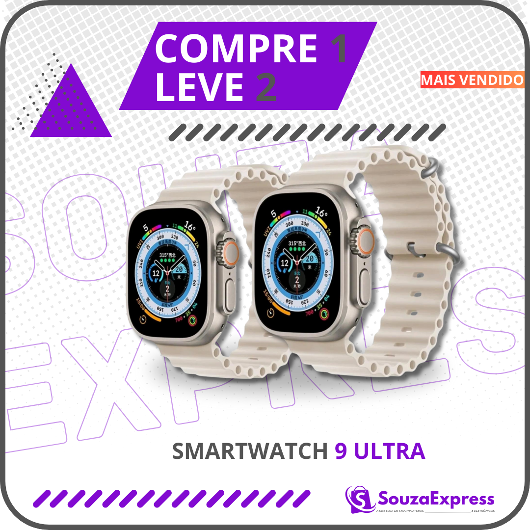 (Compre 1 leve 2) - SmartWatch 9 ultra