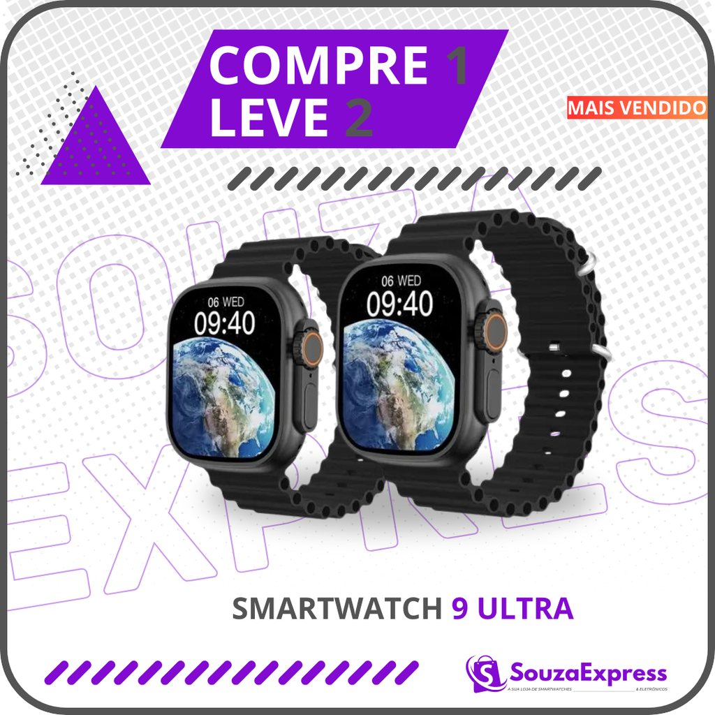 (Compre 1 leve 2) - SmartWatch 9 ultra