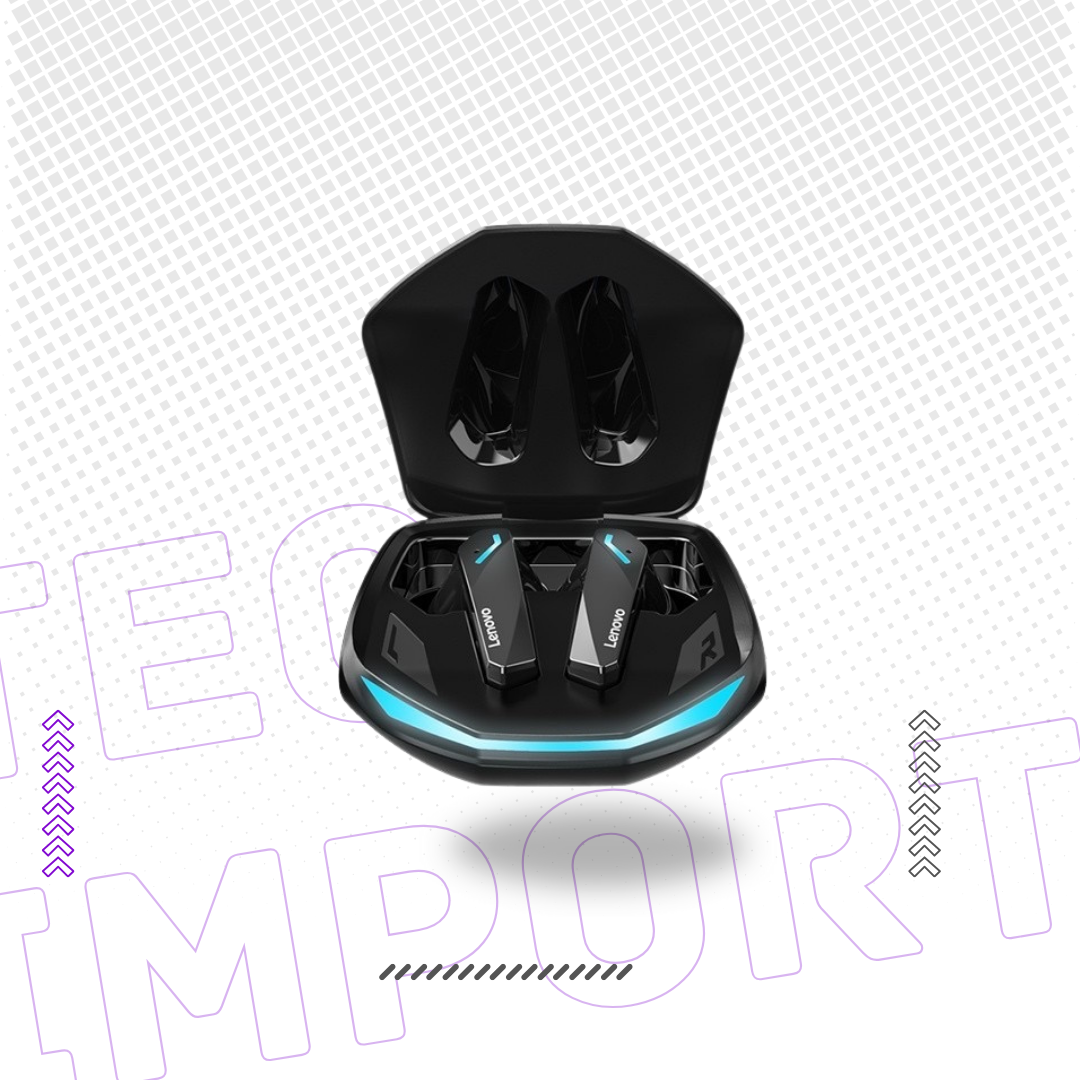 Fone de Ouvido Lenovo GM2 Pro - Bluetooth