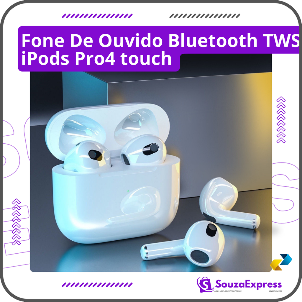 Fone de Ouvido PRO4 - Bluetooth