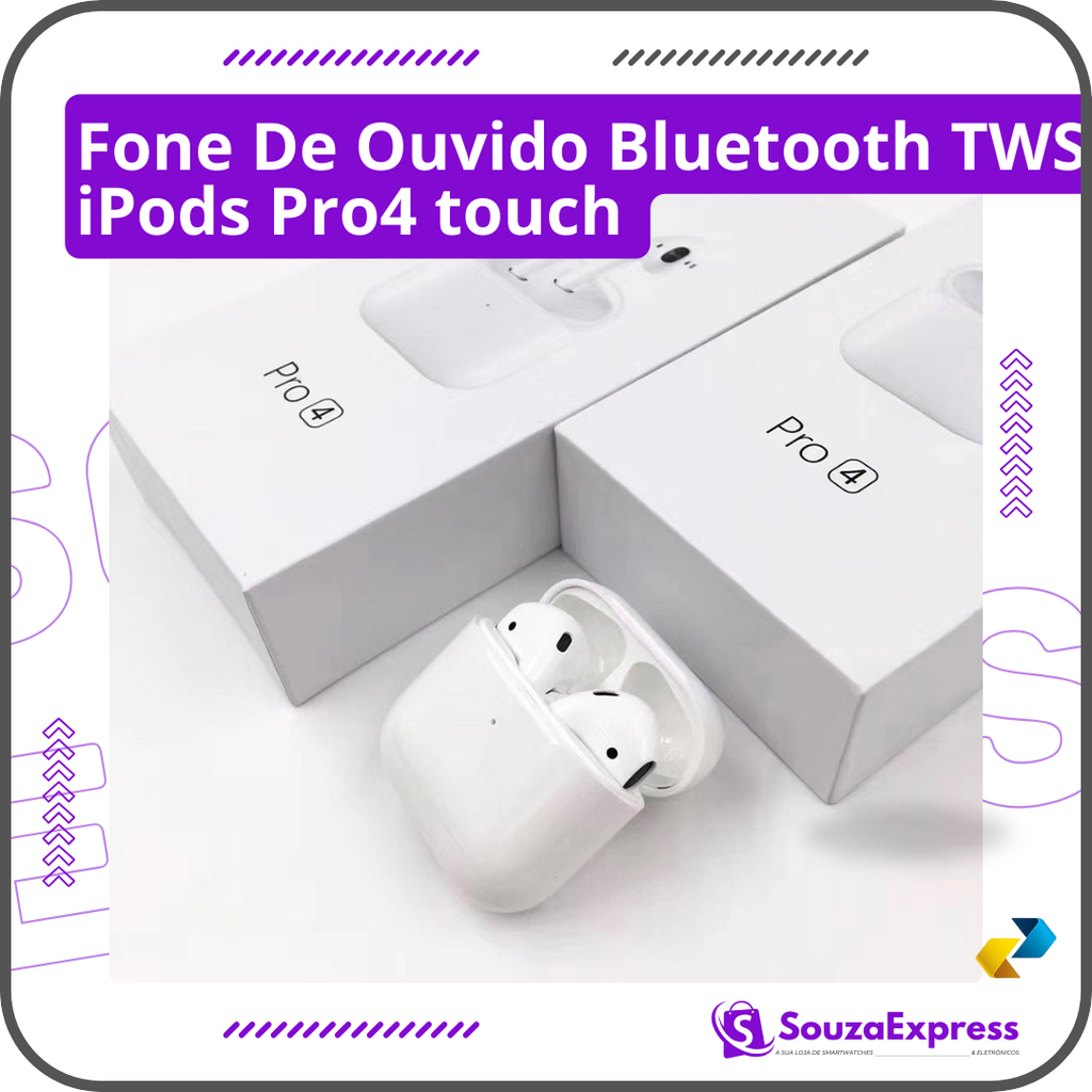 Fone de Ouvido PRO4 - Bluetooth