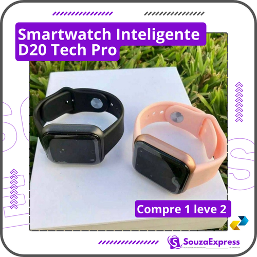 (Compre 1 leve 2 ) - Smartwatch Inteligente - D20 Tech Pro