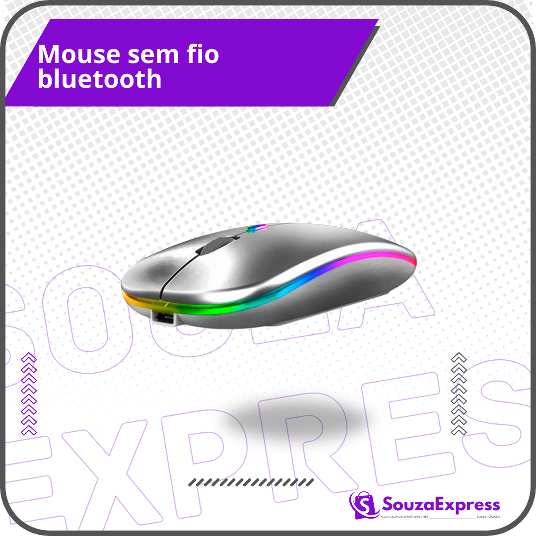 Mouse sem fio Bluetooth
