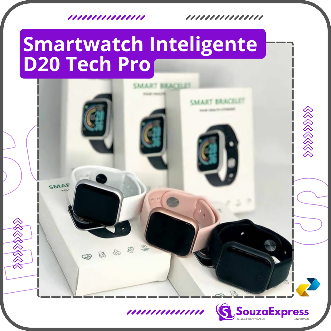 Smartwatch Inteligente - D20 Tech Pro