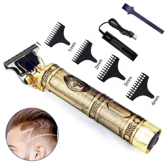 Maquina Profissional para Barba e Cabelo - Design Premium